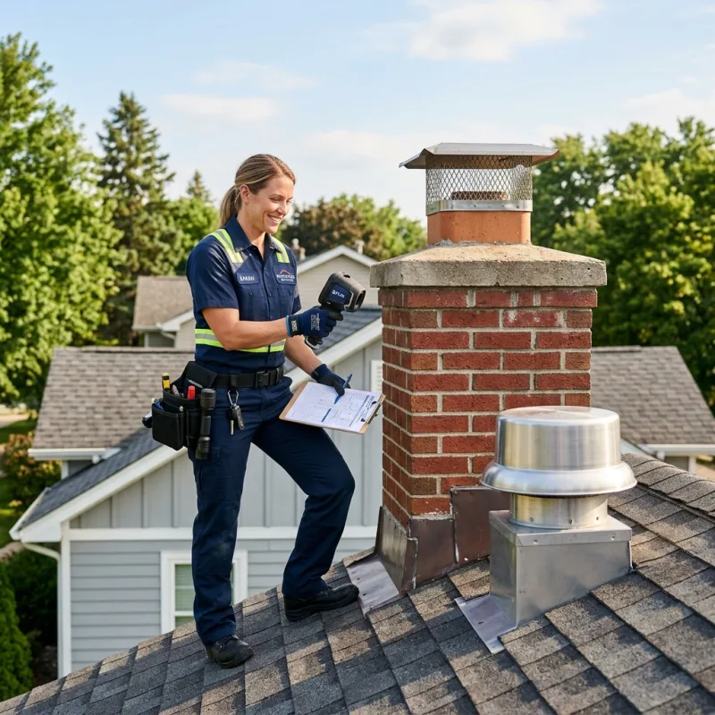 Technician inspecting a Malvern East roof cavity and ductwork for a dead bird